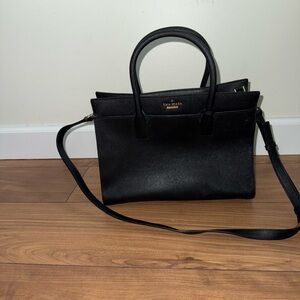 Kate Spade Black Satchel with Sleek Design